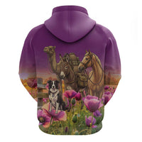 ANZAC Day Hoodie Lest We Forget The Animals Of War