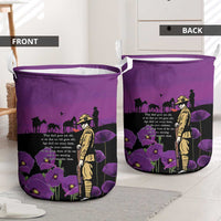 ANZAC Soldier and War Animals Laundry Basket We Will Remember Them LT15 - Polynesian Pride