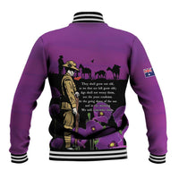 ANZAC Soldier and War Animals Baseball Jacket We Will Remember Them LT15 - Polynesian Pride