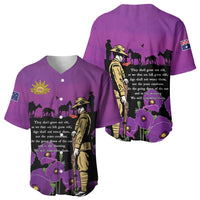ANZAC Soldier and War Animals Baseball Jersey We Will Remember Them LT15 - Polynesian Pride