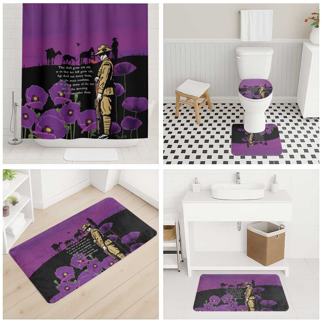 ANZAC Soldier and War Animals Bathroom Set We Will Remember Them LT15 - Polynesian Pride