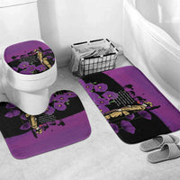 ANZAC Soldier and War Animals Bathroom Set We Will Remember Them LT15 Mat Set Only (3 pcs) One Size Purple - Polynesian Pride