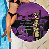 ANZAC Soldier and War Animals Beach Blanket We Will Remember Them LT15 - Polynesian Pride