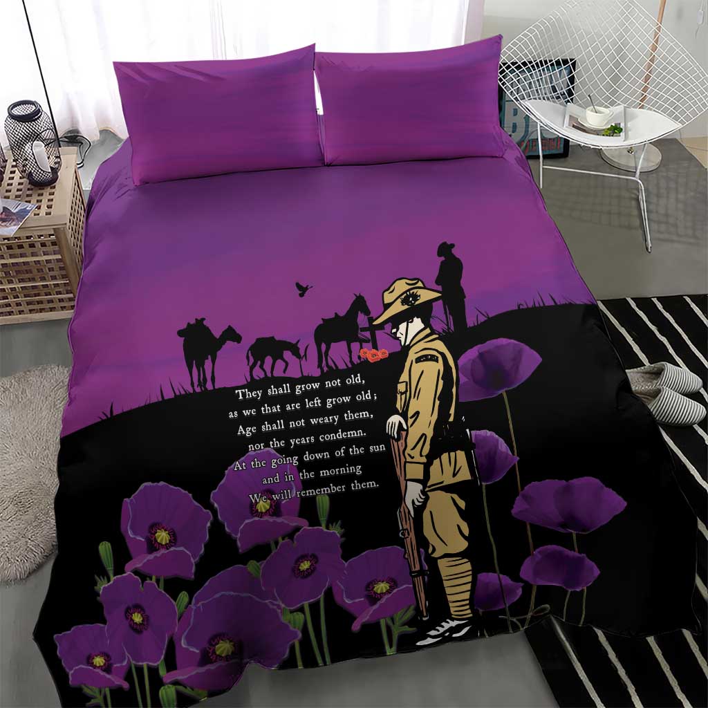 ANZAC Soldier and War Animals Bedding Set We Will Remember Them LT15 - Polynesian Pride