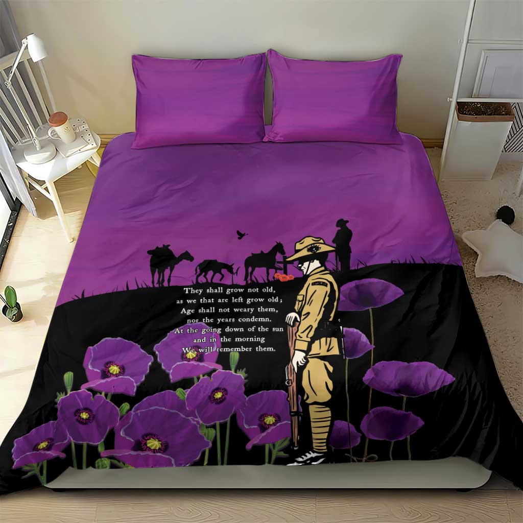 ANZAC Soldier and War Animals Bedding Set We Will Remember Them LT15 - Polynesian Pride