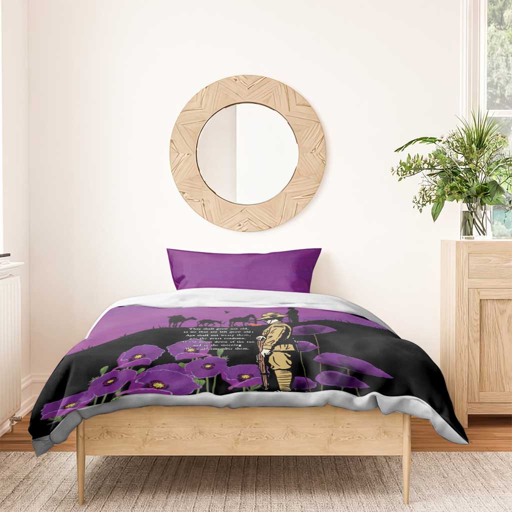 ANZAC Soldier and War Animals Bedding Set We Will Remember Them LT15 - Polynesian Pride