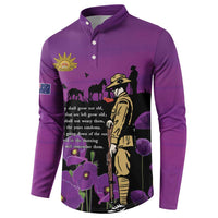 ANZAC Soldier and War Animals Button Sweatshirt We Will Remember Them LT15 - Polynesian Pride