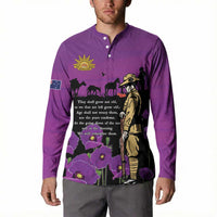 ANZAC Soldier and War Animals Button Sweatshirt We Will Remember Them LT15 - Polynesian Pride