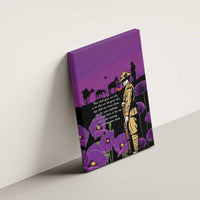 ANZAC Soldier and War Animals Canvas Wall Art We Will Remember Them LT15 - Polynesian Pride