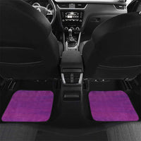 ANZAC Soldier and War Animals Car Mats We Will Remember Them LT15 Set 2pcs - Back Purple - Polynesian Pride