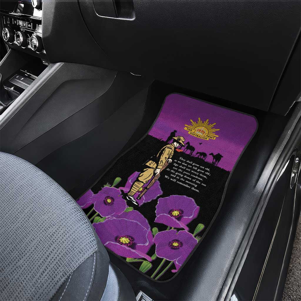 ANZAC Soldier and War Animals Car Mats We Will Remember Them LT15 - Polynesian Pride