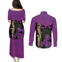 ANZAC Soldier and War Animals Couples Matching Puletasi and Long Sleeve Button Shirt We Will Remember Them LT15 - Polynesian Pride