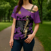 ANZAC Soldier and War Animals Cross Shoulder Shirt We Will Remember Them LT15 - Polynesian Pride