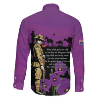 ANZAC Soldier and War Animals Family Matching Off Shoulder Short Dress and Hawaiian Shirt We Will Remember Them