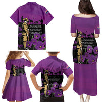 ANZAC Soldier and War Animals Family Matching Puletasi and Hawaiian Shirt We Will Remember Them