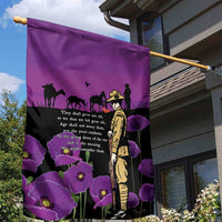 ANZAC Soldier and War Animals Garden Flag We Will Remember Them LT15 - Polynesian Pride