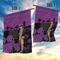 ANZAC Soldier and War Animals Garden Flag We Will Remember Them LT15 - Polynesian Pride