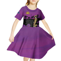 ANZAC Soldier and War Animals Kid Short Sleeve Dress We Will Remember Them LT15 - Polynesian Pride