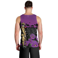 ANZAC Soldier and War Animals Men Tank Top We Will Remember Them LT15 - Polynesian Pride