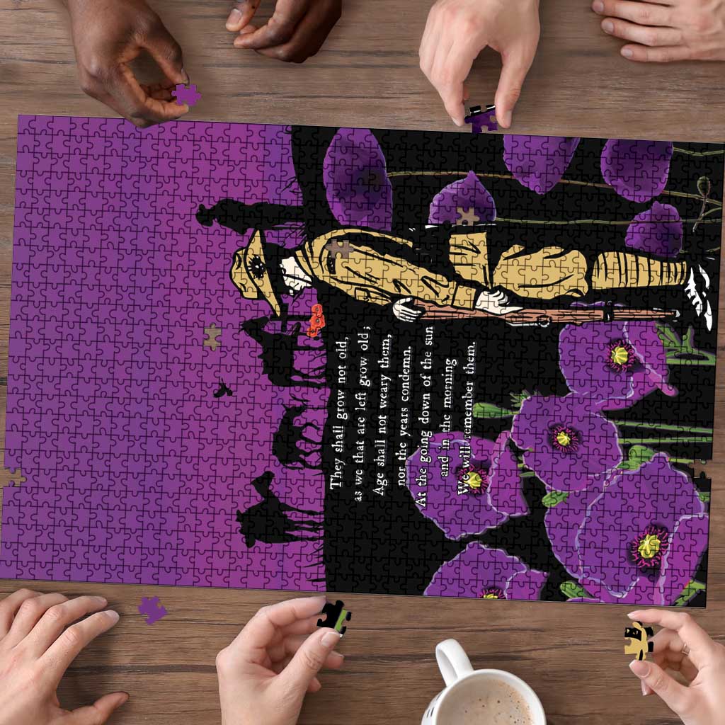 ANZAC Soldier and War Animals Puzzle We Will Remember Them LT15 - Polynesian Pride