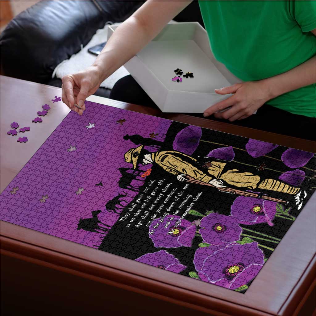 ANZAC Soldier and War Animals Puzzle We Will Remember Them LT15 - Polynesian Pride
