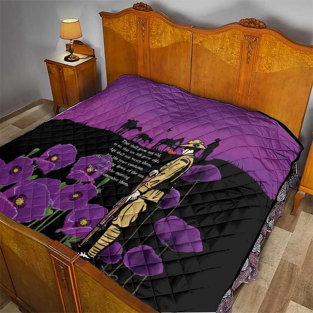 ANZAC Soldier and War Animals Quilt We Will Remember Them LT15 - Polynesian Pride