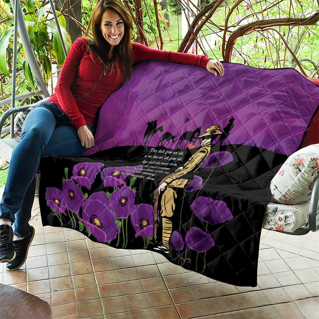 ANZAC Soldier and War Animals Quilt We Will Remember Them LT15 - Polynesian Pride