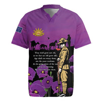 ANZAC Soldier and War Animals Rugby Jersey We Will Remember Them