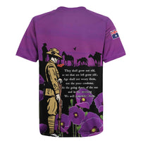 ANZAC Soldier and War Animals Rugby Jersey We Will Remember Them