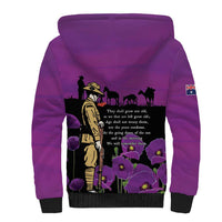 ANZAC Soldier and War Animals Sherpa Hoodie We Will Remember Them LT15 - Polynesian Pride