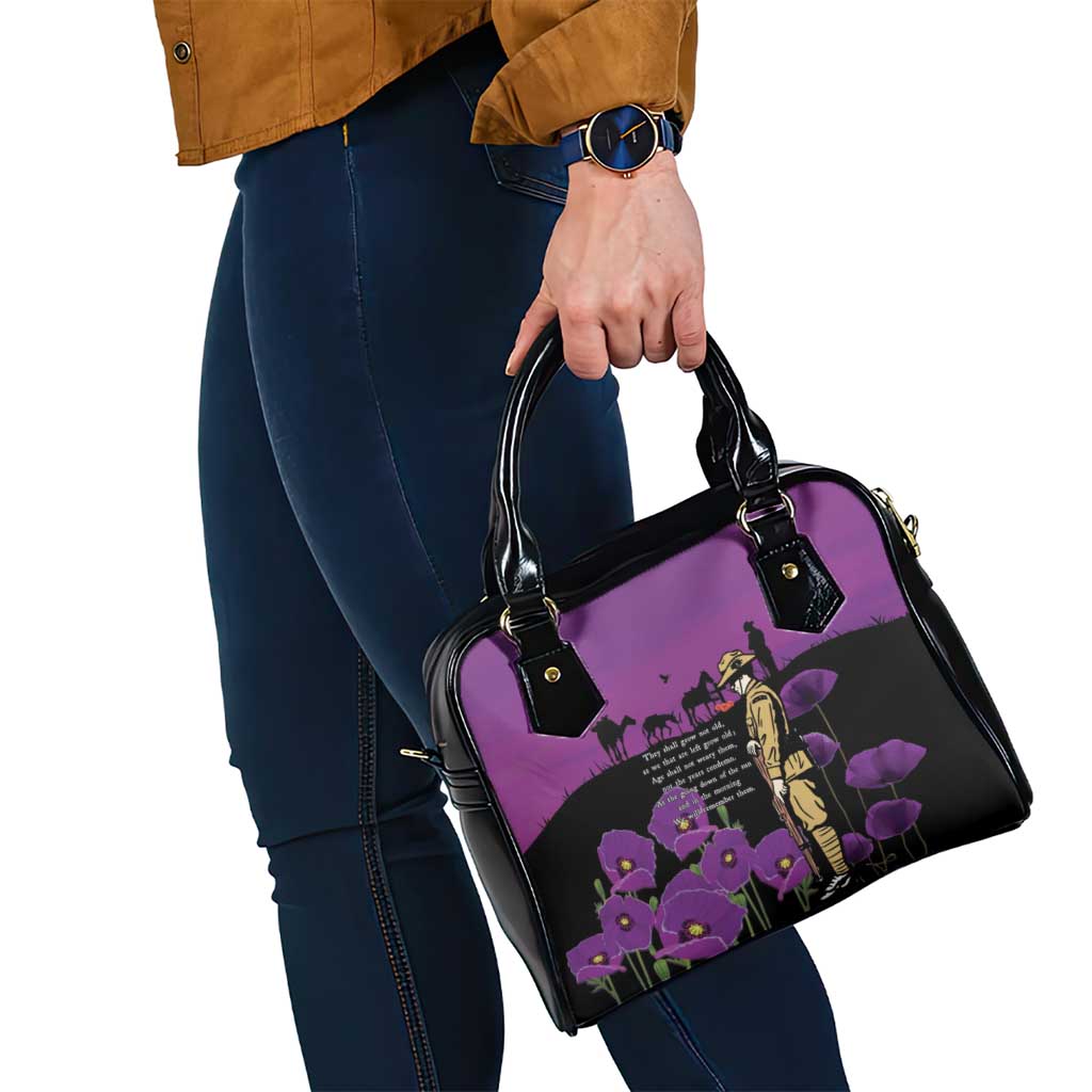 ANZAC Soldier and War Animals Shoulder Handbag We Will Remember Them LT15 - Polynesian Pride