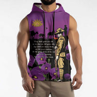 ANZAC Soldier and War Animals Sleeveless Hoodie We Will Remember Them