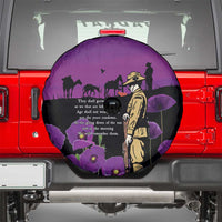 ANZAC Soldier and War Animals Spare Tire Cover We Will Remember Them LT15 - Polynesian Pride