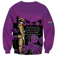 ANZAC Soldier and War Animals Sweatshirt We Will Remember Them