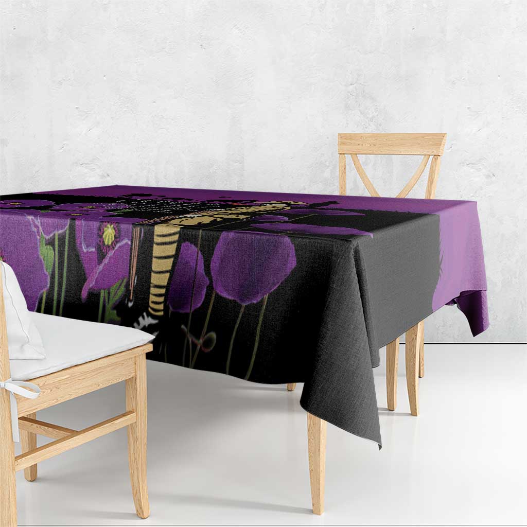 ANZAC Soldier and War Animals Tablecloth We Will Remember Them LT15 - Polynesian Pride