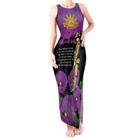 ANZAC Soldier and War Animals Tank Maxi Dress We Will Remember Them LT15 Women Purple - Polynesian Pride