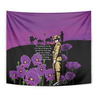ANZAC Soldier and War Animals Tapestry We Will Remember Them LT15 - Polynesian Pride