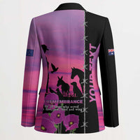Personalised ANZAC War Animals Blazer Lest We Forget Memorial LT15 - Polynesian Pride