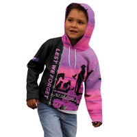 Personalised ANZAC War Animals Kid Hoodie Lest We Forget Memorial LT15 - Polynesian Pride