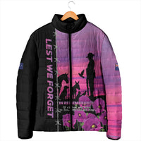 Personalised ANZAC War Animals Padded Jacket Lest We Forget Memorial LT15 - Polynesian Pride