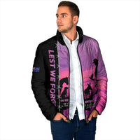 Personalised ANZAC War Animals Padded Jacket Lest We Forget Memorial LT15 - Polynesian Pride