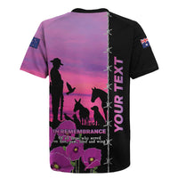 Personalised ANZAC War Animals Rugby Jersey Lest We Forget Memorial LT15 - Polynesian Pride