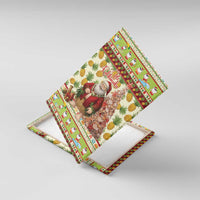 Hawaiian Santa Aloha Pineapple Christmas Canvas Wall Art Mele Kalikimaka - Polynesian Pride