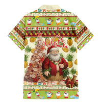 Hawaiian Santa Aloha Pineapple Christmas Family Matching Mermaid Dress and Hawaiian Shirt Mele Kalikimaka - Polynesian Pride