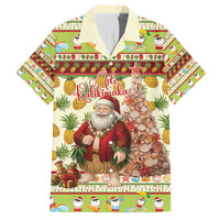 Hawaiian Santa Aloha Pineapple Christmas Hawaiian Shirt Mele Kalikimaka - Polynesian Pride