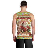 Hawaiian Santa Aloha Pineapple Christmas Men Tank Top Mele Kalikimaka - Polynesian Pride