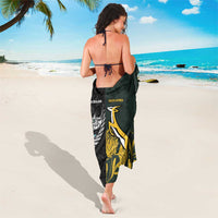 New Zealand and South Africa Rugby Sarong Silver Fern With Springboks