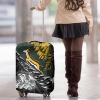 New Zealand and South Africa Rugby Luggage Cover Maori Kiwi With Springboks