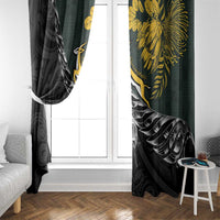 New Zealand and South Africa Rugby Window Curtain Maori Kiwi With Springboks
