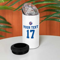 Iceland Basketball Custom 4 in 1 Can Cooler Tumbler White Style